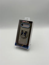 Nimmy Glasses Cool Dog Face Case with Detachable MagSafe Grip Stand for iPhone 17 Air 6.5" Grey Blue - N-YJKM-CXZJ-IP17-AIR- 028