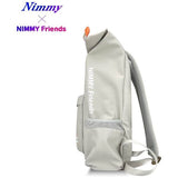 Nimmy Glasses Cool Cat Laptop Backpack Grey - N-KM-DNBB-011