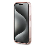 Karl Lagerfeld IML Choupette Head & Monogram Case for iPhone 15 Pro Max 6.7" Pink - KLHCP15XHKLPCHP