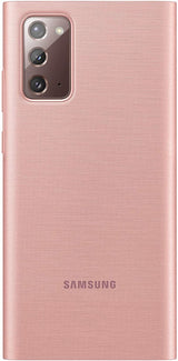 Samsung Galaxy Note 20 Smart Clear View Cover Copper Brown - EF-ZN980CAEGEU