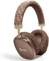 Guess GCube Metallic Script Logo On Ear Wireless Headphone Brown - GUBHK1GCTCSW