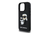 Karl Lagerfeld PU Saffiano Karl & Choupette Case for iPhone 16 Pro 6.3" Black - KLHCP16LSANKCPK