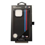 BMW M Meshed Tricolor Stripes Case with MagSafe for iPhone 16 Pro Max 6.9" Black - BMHMP16X23PUTRK