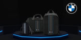 BMW Nylon Blue Stripe Bag for 16" Laptop Black - BMCB15COMPVSKL