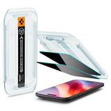 Spigen Glastr EZ Fit Privacy Film Screen Protector 2 Pack for iPhone 17 Air 6.5" - AGL09862