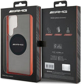 Mercedes AMG Bicolor Transparent Hard Case with MagSafe for Samsung Galaxy S24 Ultra 6.8" Black - AMHMS24L23HBCK