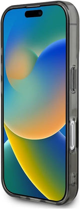 Karl Lagerfeld IML Rhinestones Karl Head Case for iPhone 16 6.1" Black - KLHCP16SHKHDCELK