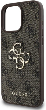 Guess 4G Big Logo Case for iPhone 16 Pro 6.3" Brown - GUHCP16L4GMGBR