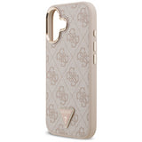 Guess 4G Triangle Logo Case with MagSafe for iPhone 17 6.3" Rose Gold - GUHMP17SP4GTDGMP