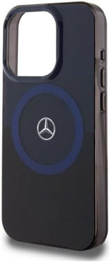 Mercedes MB Double Layer BiColor Case with MagSafe for iPhone 16 Pro Max 6.9" Blue - MEHMP16X23HBIKV