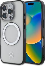 Mercedes Printed Logo Case with MagSafe for iPhone 16 Pro 6.3" Clear - MEHMP16L23HUOKC