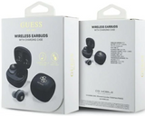 Guess 4G Printed Logo TWS Mini Bluetooth Earphones with Docking Station Iridescent Black- GUTWSJ144ESK