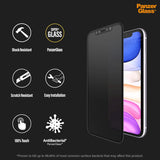 Panzer Glass Case Friendly Privacy Screen Protection for iphone XR/11 6.1" Black - 2665