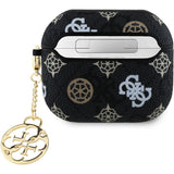 Guess PU 4G Peony Charm Case for Airpods 3 Black - GUA3P4RPEK