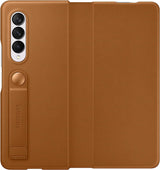 Samsung Galaxy Z Fold 3 Leather Cover Brown - EF-VF926LAEGWW
