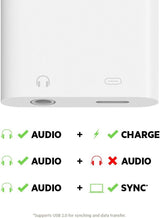 Belkin 3.5 mm Audio + Charge Rockstar Adapter White - F8J212btWHT