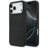 Mercedes Leather Vintage Logo Case with MagSafe for iPhone 17 Pro Max 6.9" Black - MEHMP17X25RICVLK