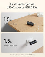 Veger 20W PD 5000 mAh Plugon-L Pro Powerbank with Kickstand Black - W0558P