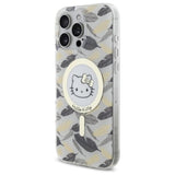 Hello Kitty IML Golden Leaves Case with MagSafe for iPhone 16 Pro Max 6.9" White - HKHMP16XHGLEH