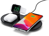 Mophie Qi 7.5W 3 in 1 Wireless Charging Pad Black UK Plug - 409903626
