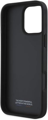 BMW Smooth Rubber Logo Case for iPhone 16 Pro Max 6.9" Black - BMHCP16X23PUSRK