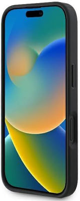 Guess 4G Big Logo Case for iPhone 16 6.1" Black - GUHCP16S4GMGGR