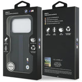 BMW M Perforated Stripe Logo Case with MagSafe for iPhone 17 Pro 6.3" Blue - BMHMP17L25PCPSKB