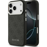 Guess 4G Classic Logo Case with MagSafe for iPhone 17 Pro 6.3" Black - GUHMP17LP4GSSMCK