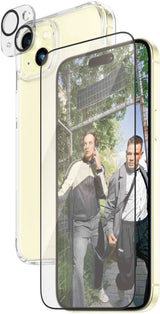 Panzer Glass Powerful 3 in 1 Bundle Set for iPhone 15 Plus 6.7" Clear - B1174+2811