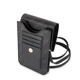 Guess 4G Universal Wallet Phone Bag With Strap Black - GUWBSQGBK