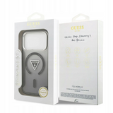 Guess IML Gradient Triangle Logo Case with MagSafe for iPhone 17 Pro Max 6.9" Black - GUHMP17XHGTMLCGK