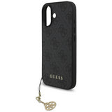 Guess 4G Charms Case for iPhone 17 6.3" Tone on Tone Grey - GUHMP17SGF4GCK