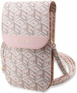 Guess Gcube Universal Phone Pouch with Strap Pink - GUWBHGCFSEP