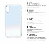 Tech21 Pure Shimmer Blue Case Back Cover iphone X XS 5.8" T21-6586