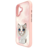 Nimmy Big Eye Cute Pet Ragdoll Cat Case with MagSafe for iPhone 17 6.3" Pink - N-XDY-IP17-07-D