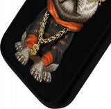 Nimmy Glasses Cool Dog Case for iPhone 16 Pro 6.3" Black - N-YJ-iP16-Pro-01