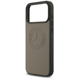Mercedes Leather Vintage Logo Case with MagSafe for iPhone 17 Pro Max 6.9" Taupe - MEHMP17X25RICVLT