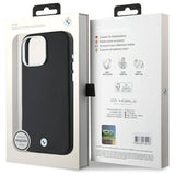 BMW Sign Full Wrapped Metal Case with MagSafe for iPhone 16 Pro Max 6.9" Black - BMHMP16X23PUFWK