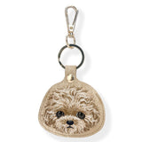 Nimmy Big Eye Cute Pet Teddy Airtag Keychain Brown - N-XDY-YSK-014