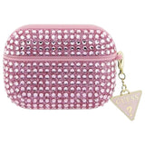 Guess Rhinestone Triangle Charm Case for Airpods 3 Pink - GUA3HDGTPP