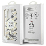 Hello Kitty IML Golden Leaves Case with MagSafe for iPhone 16 Pro Max 6.9" White - HKHMP16XHGLEH