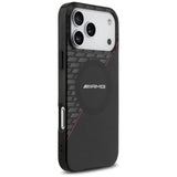 AMG Double Layer Transparent Rhombs Case with MagSafe for iPhone 17 Pro Max 6.9" Black and Red - AMHMP17X24HRDKR