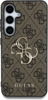 Guess 4G Classic Big Logo Case for Samsung Galaxy S25 6.2" Brown - GUHCS25S4GMGBR