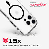 Tech 21 Evo Crystal with MagSafe for iPhone 16 Pro 6.3" Black - T21- 10975