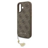Guess 4G Charms Case for iPhone 17 6.3" Tone on Tone Brown - GUHMP17SGF4GCW