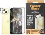Panzer Glass Powerful 3 in 1 Bundle Set for iPhone 15 Plus 6.7" Clear - B1174+2811