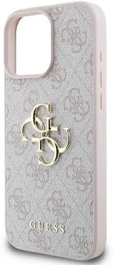 Guess 4G Big Logo Case for iPhone 16 Pro 6.3" Pink - GUHCP16L4GMGPI