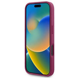 Guess Fixed Glitter Big 4G Case for iPhone 16 6.1" Purple - GUHCP16SHG4SGU