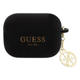 Guess 4G Charm Silicone Case for Airpods Pro 2 Black - GUAP2LSC4EK