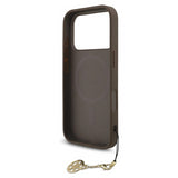 Guess 4G Charms Case for iPhone 17 Pro 6.3" Tone on Tone Brown - GUHMP17LGF4GCW